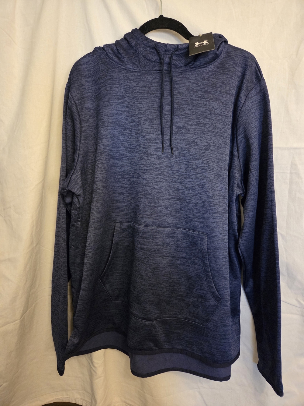 Under Armour Women’s Navy Heather Hooded Performance Pullover